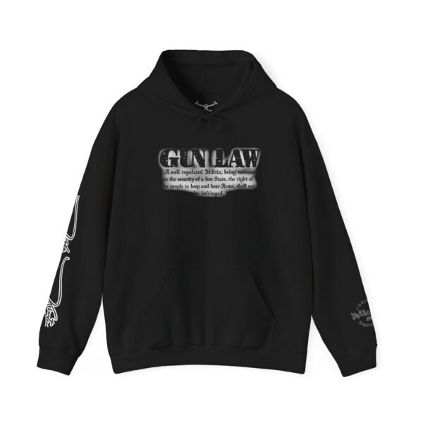 "Gun Law" Unisex Heavy Blend™ Hooded Sweatshirt - Image 5