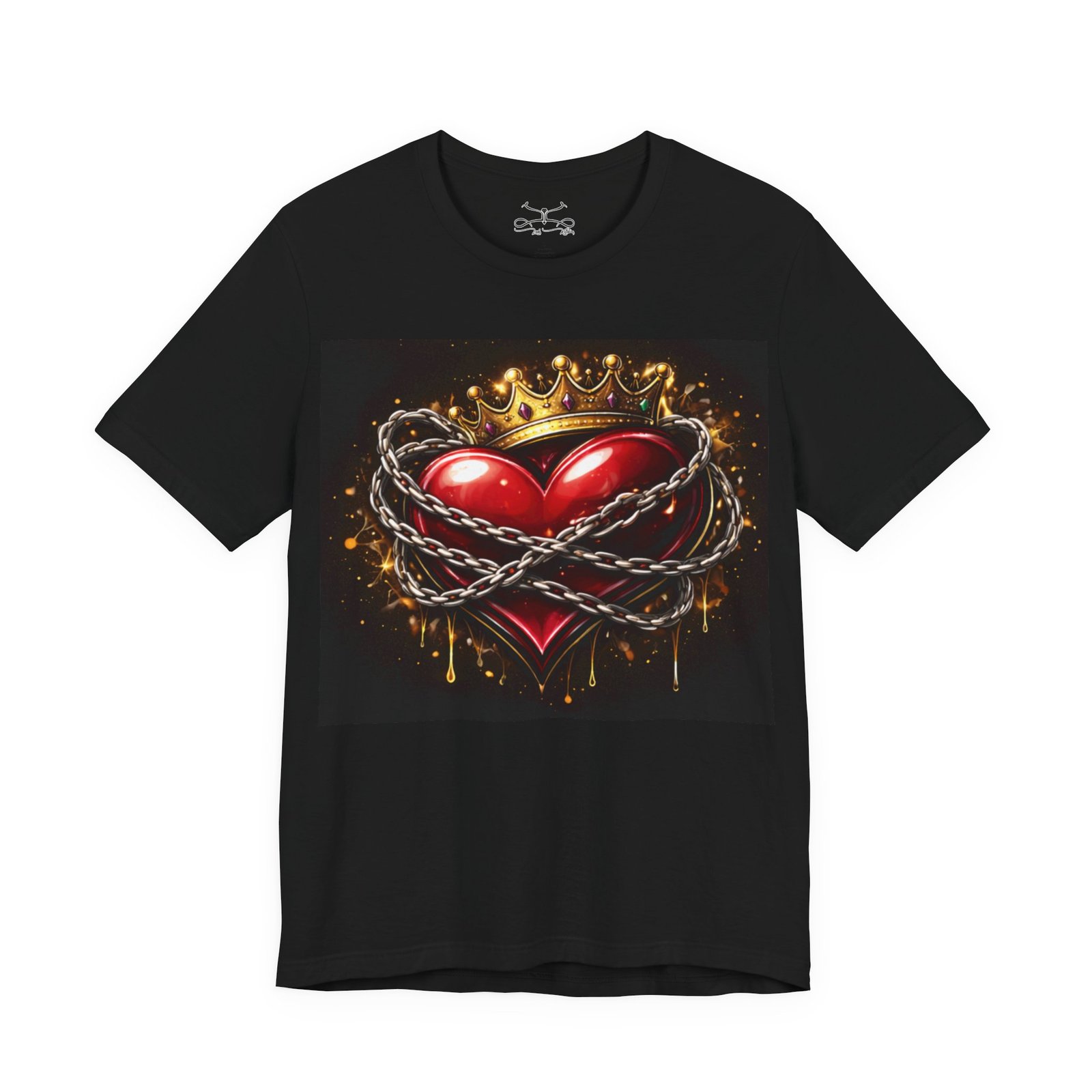 Hearts Unisex Jersey Short Sleeve Tee - Image 2