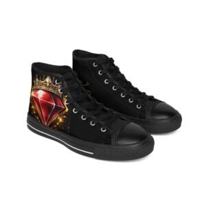 Royal Diamond Men's High-top Sneakers - Image 2