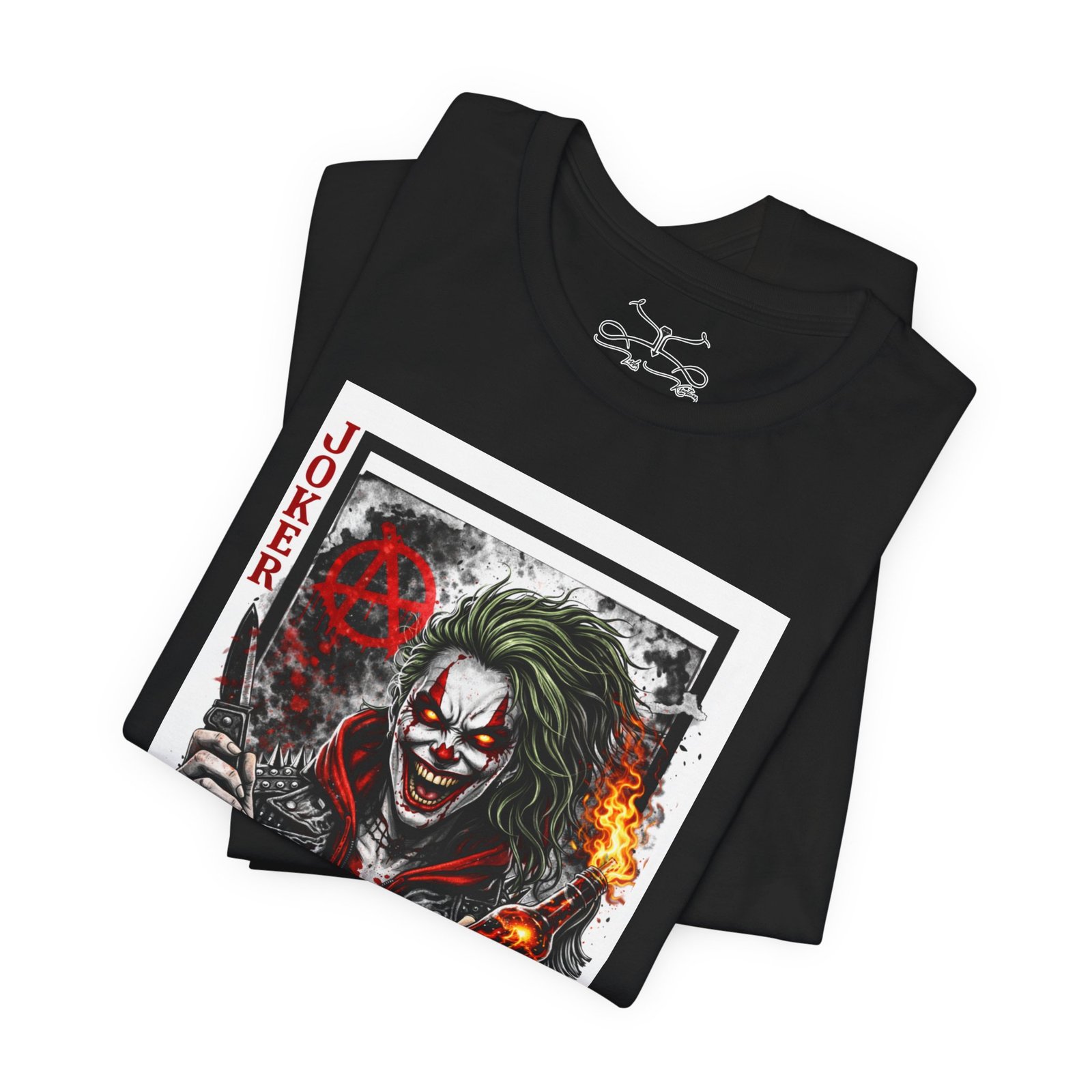 His Rebel Joker Cotton Crew Tee - Image 4