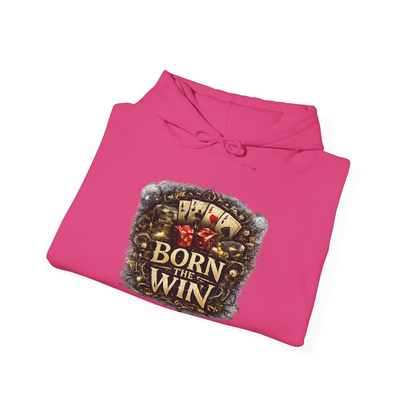 Born The Win Unisex Heavy Blend™ Hooded Sweatshirt - Image 40