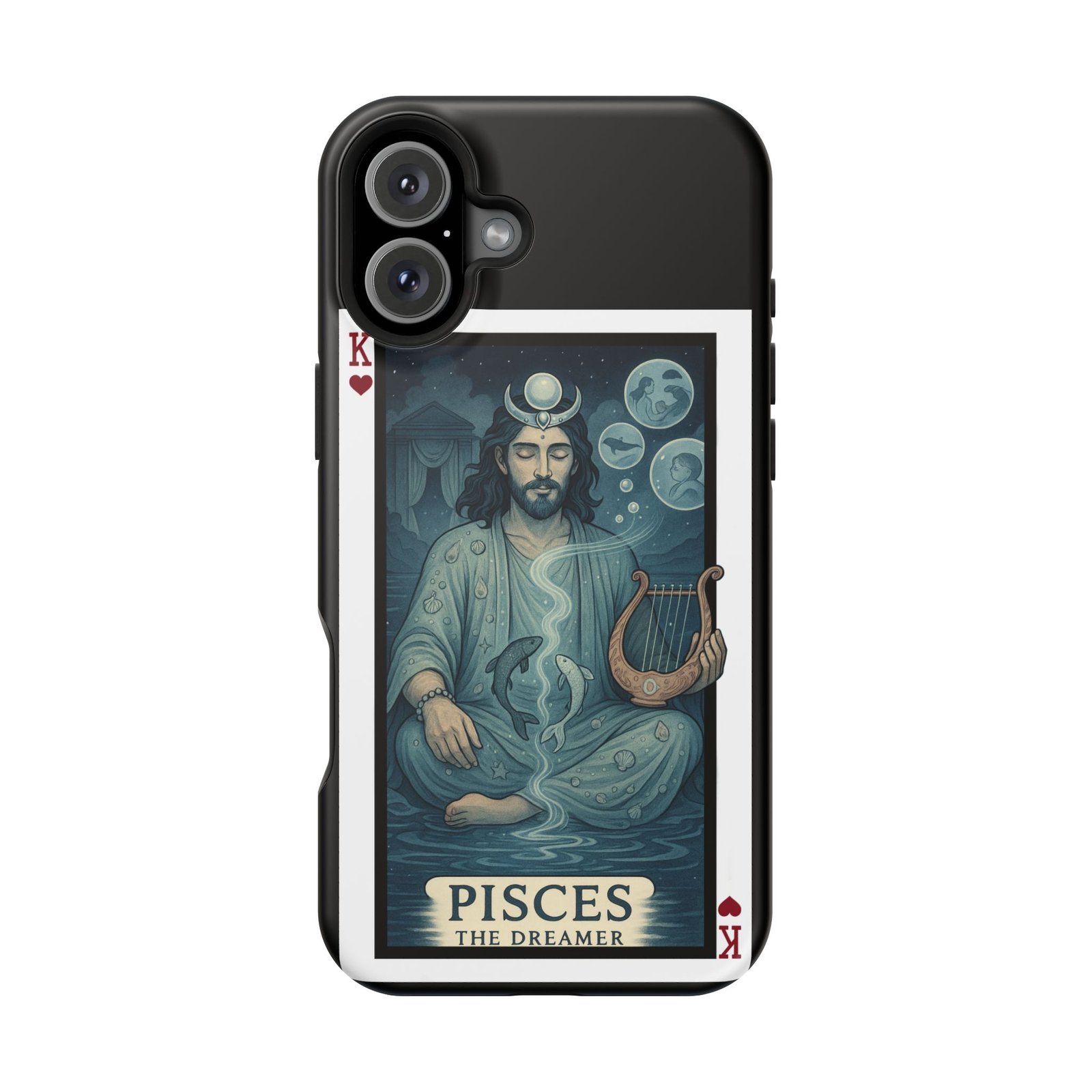 Pisces – Deck of Hearts – MagSafe® Protective Phone Case - Image 40