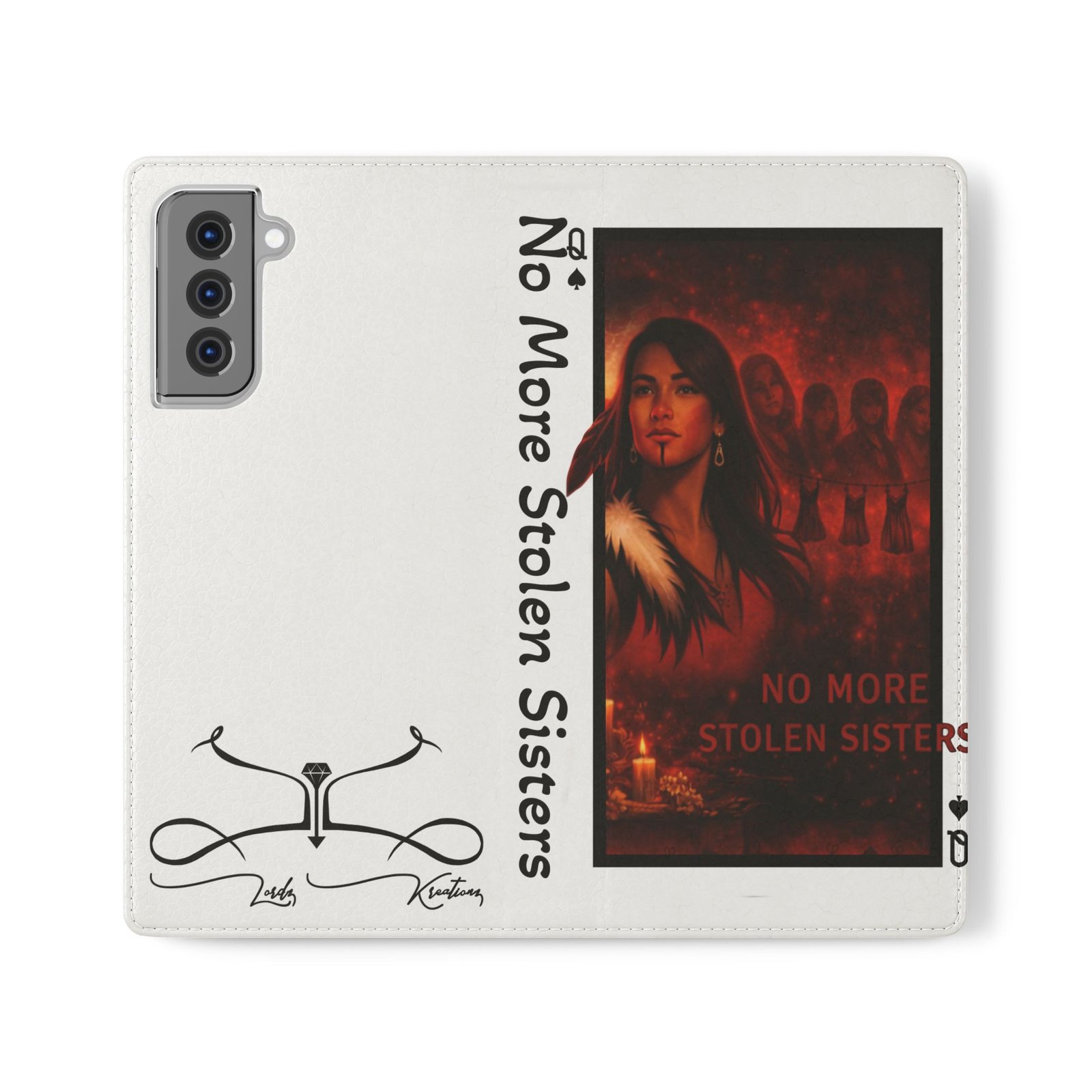 No More Stolen Sisters – Awareness Flip Wallet Phone Case | LordzKreationz - Image 17