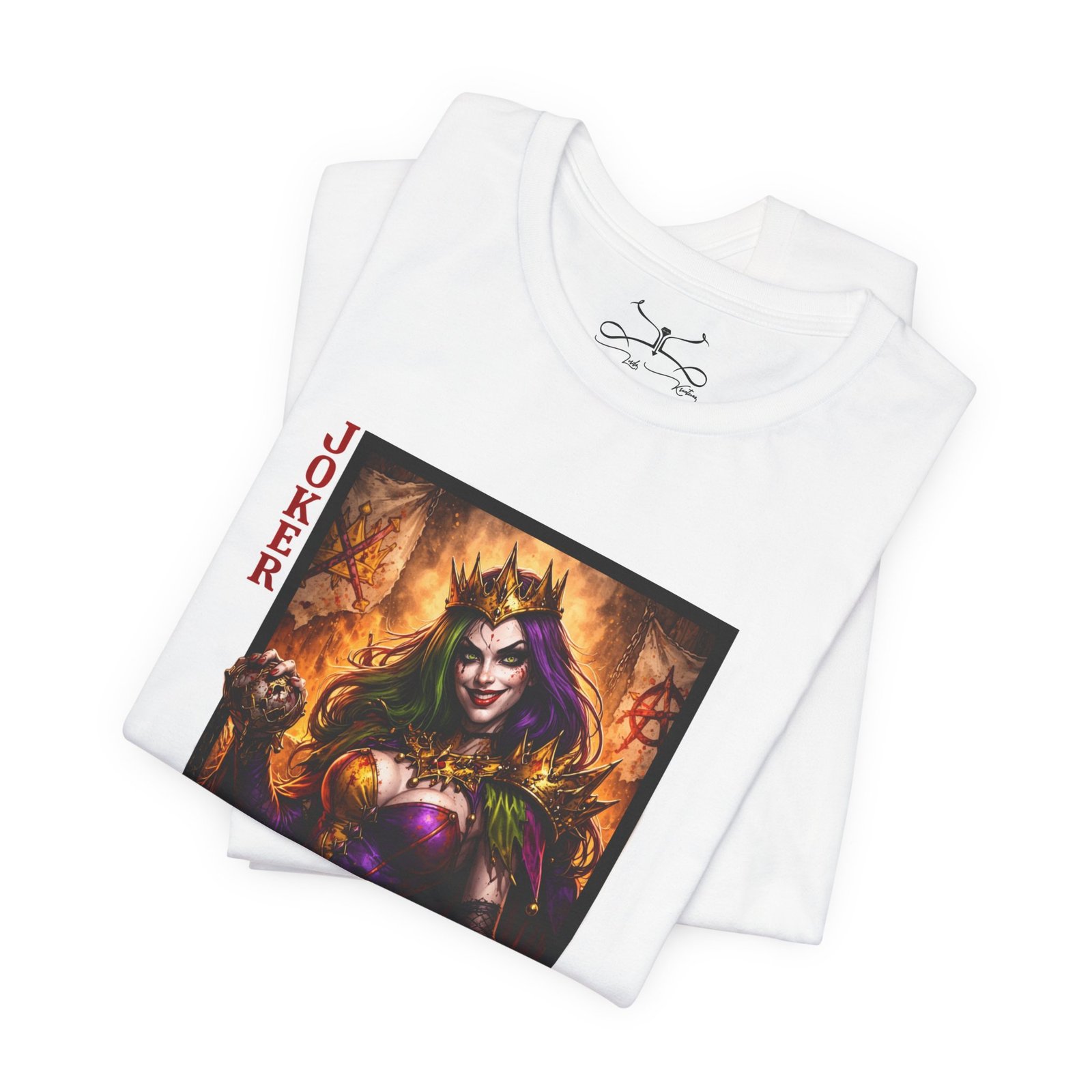 Rebel Anarchist Cotton Crew Tee - Image 7