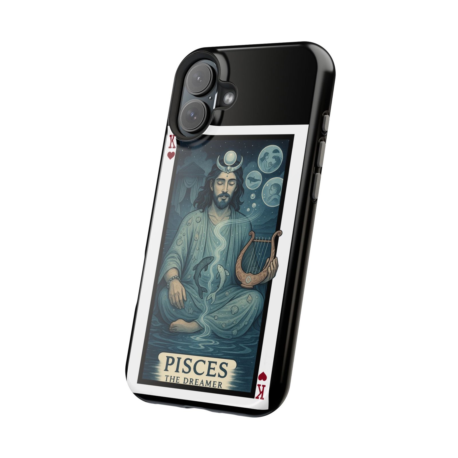 Pisces – Deck of Hearts – MagSafe® Protective Phone Case - Image 37