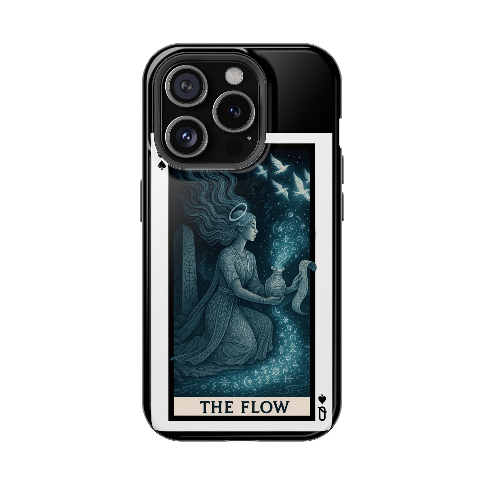 Aquarius – Deck of Spades – MagSafe® Protective Phone Case - Image 12