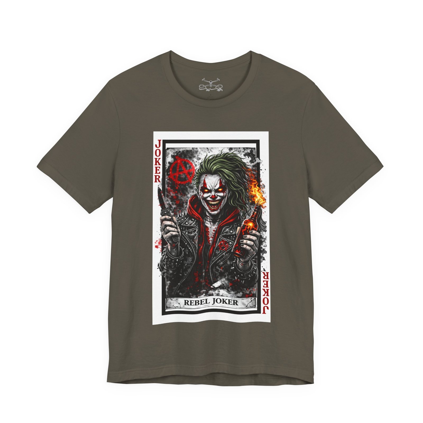 His Rebel Joker Cotton Crew Tee - Image 13