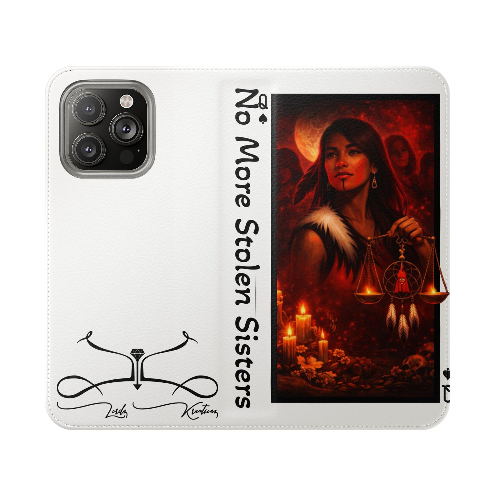 No More Stolen Sisters – Awareness Flip Wallet Phone Case | LordzKreationz - Image 69