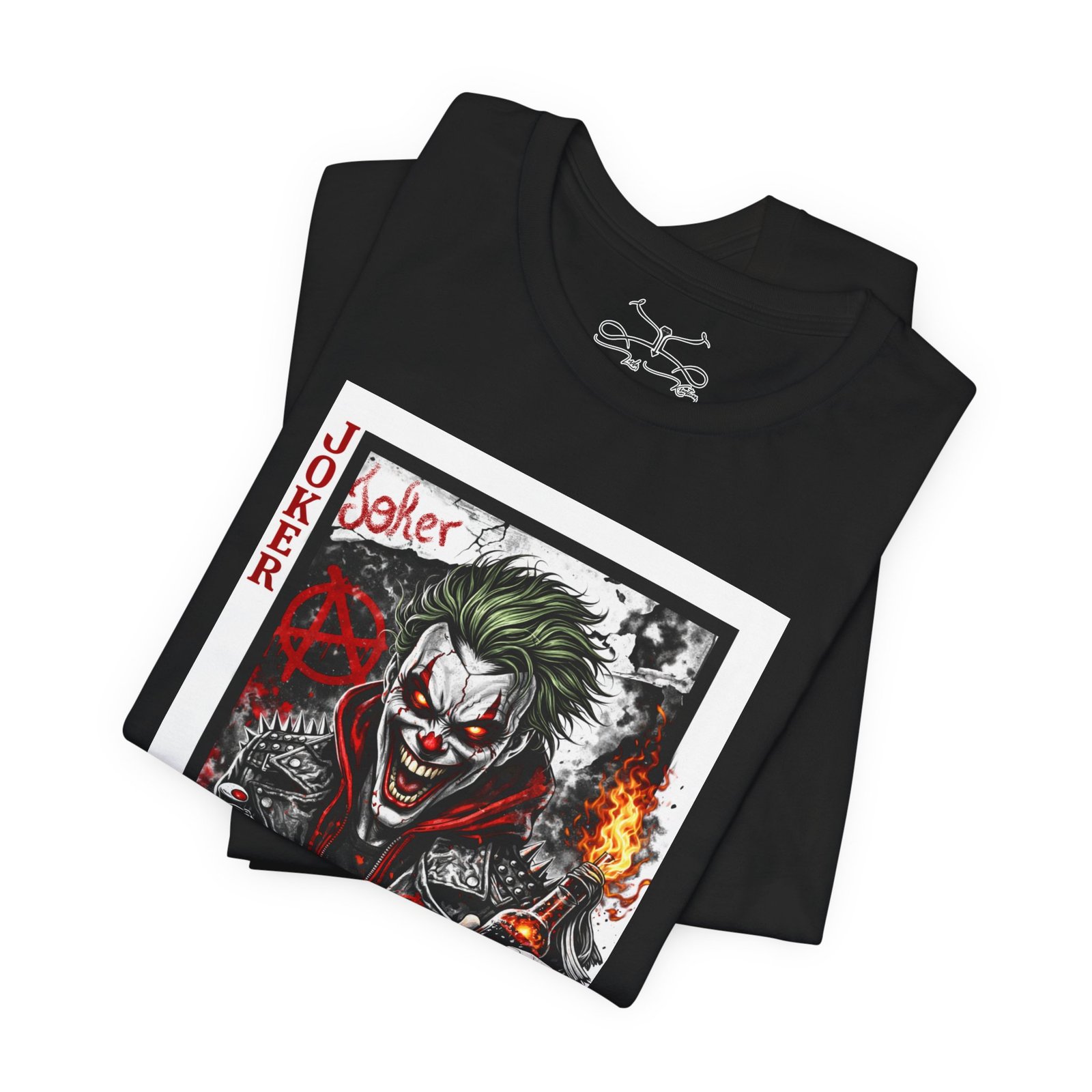 Rebel Joker Cotton Crew Tee - Image 4