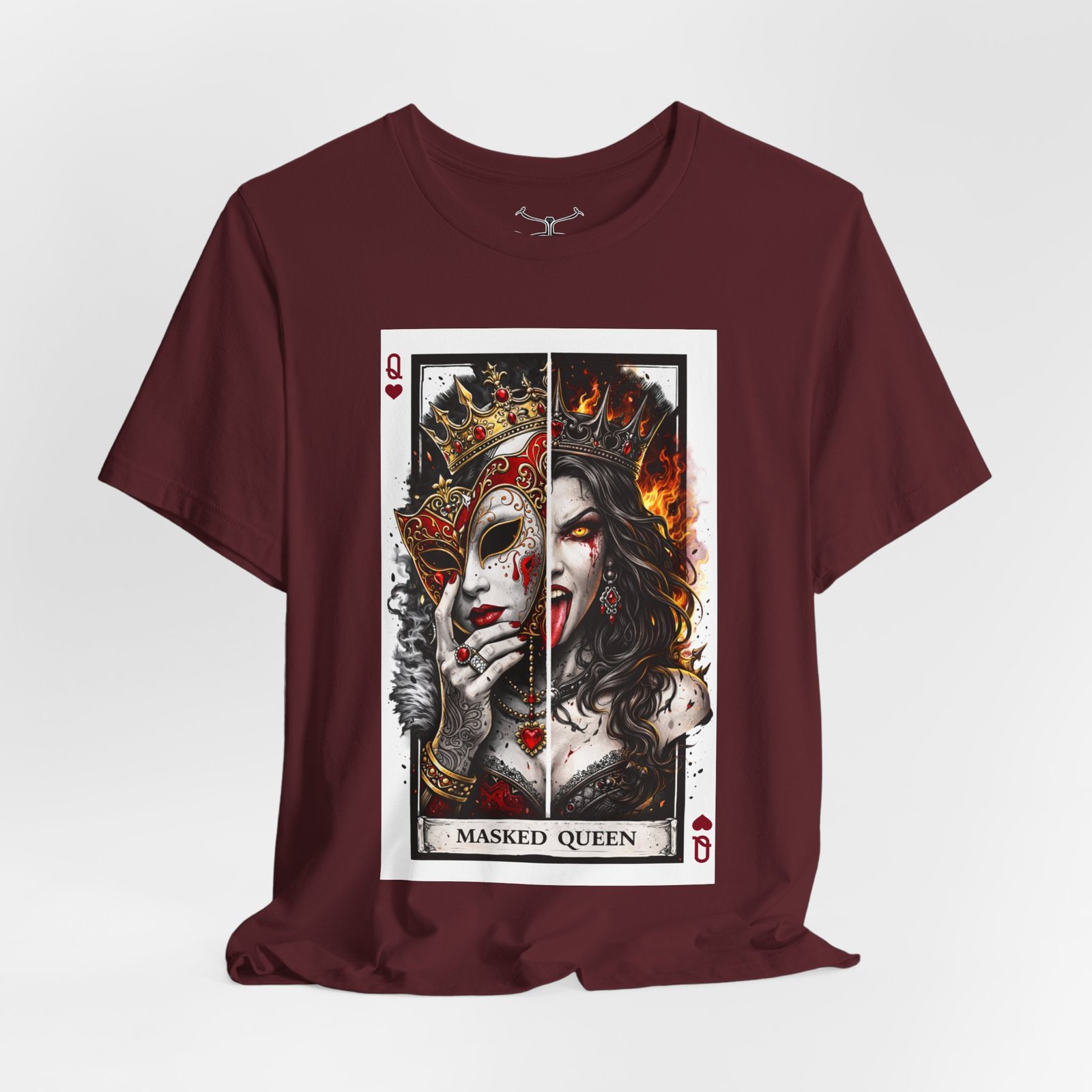 The Masked Queen Cotton Crew Tee - Image 44