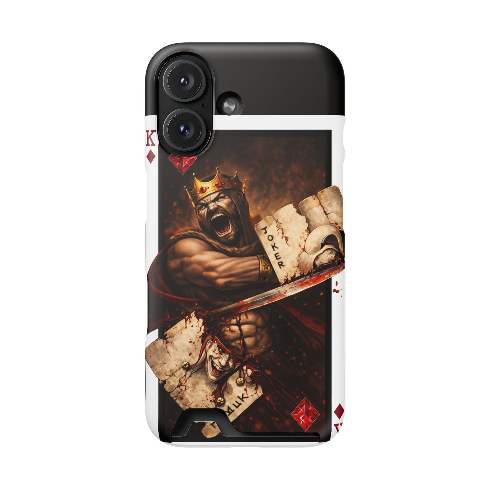 Savage – Deck of Diamonds Slim Card Holder Phone Case | LordzKreationz - Image 140