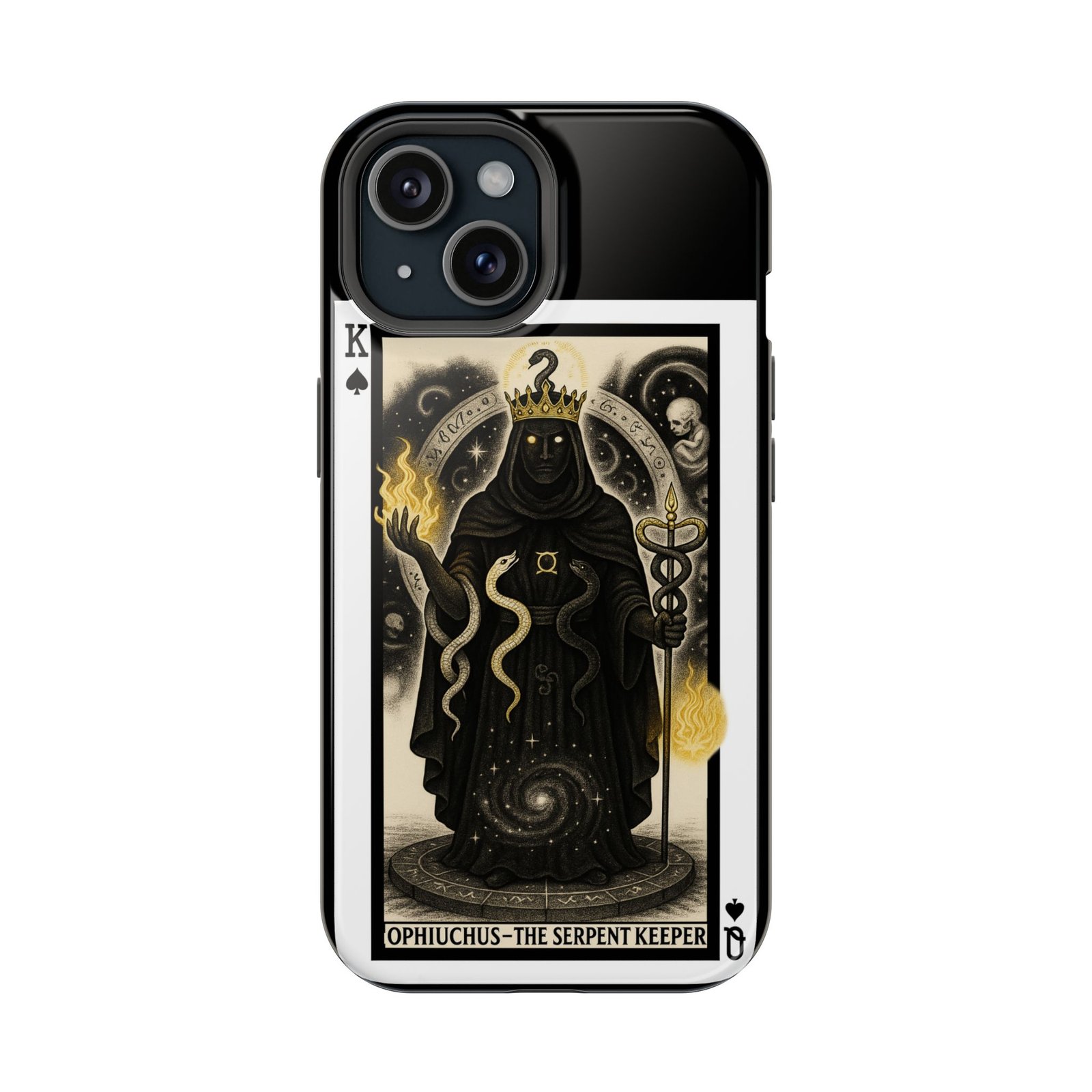 Ophiuchus – Deck of Spades – MagSafe® Protective Phone Case - Image 4