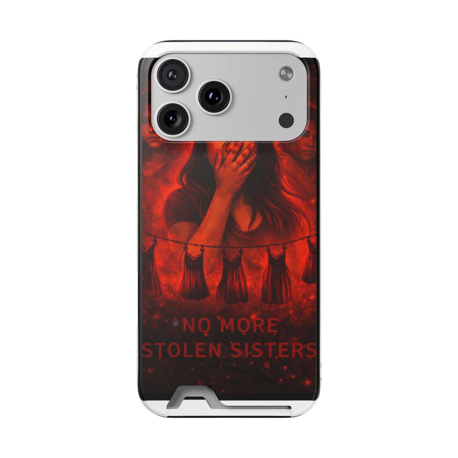 No More Stolen Sisters – Awareness Slim Card Holder Phone Case | LordzKreationz - Image 100