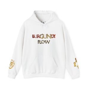 BurGUNdy Flow Unisex Heavy Blend™ Hooded Sweatshirt - Image 1