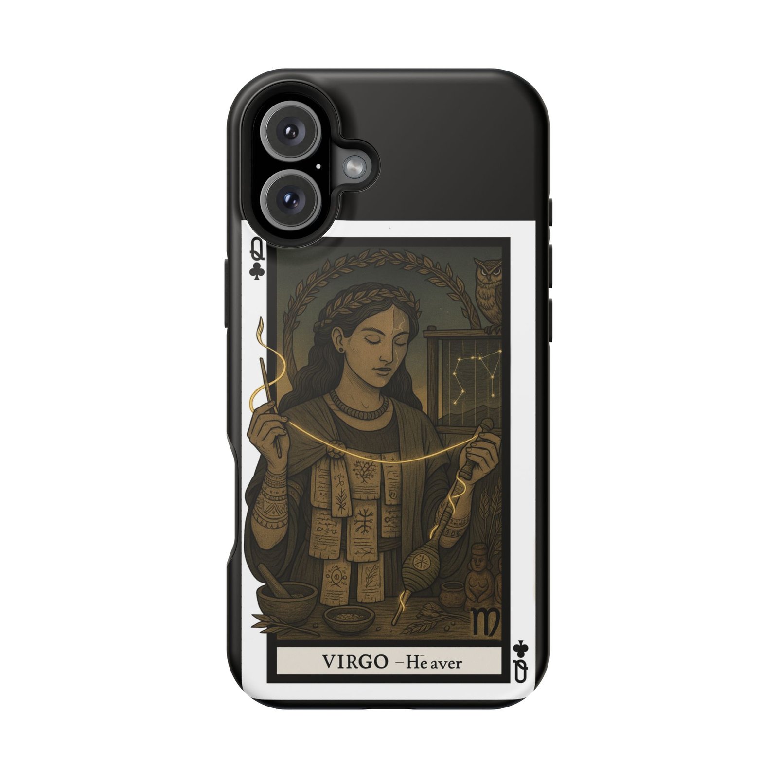 Virgo – Deck of Clubs – MagSafe® Protective Phone Case - Image 40