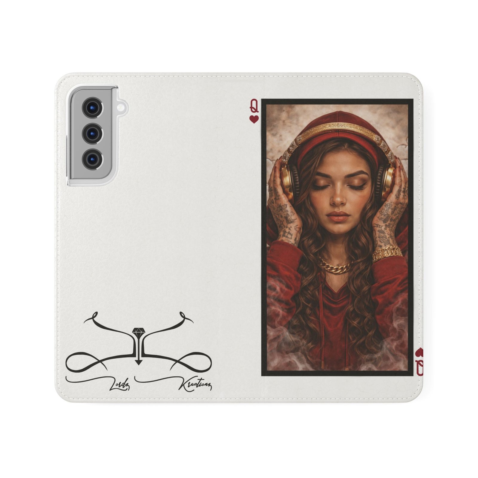 Hear No Evil – LordzKreationz Deck of Cards Flip Wallet Phone Case - Image 13