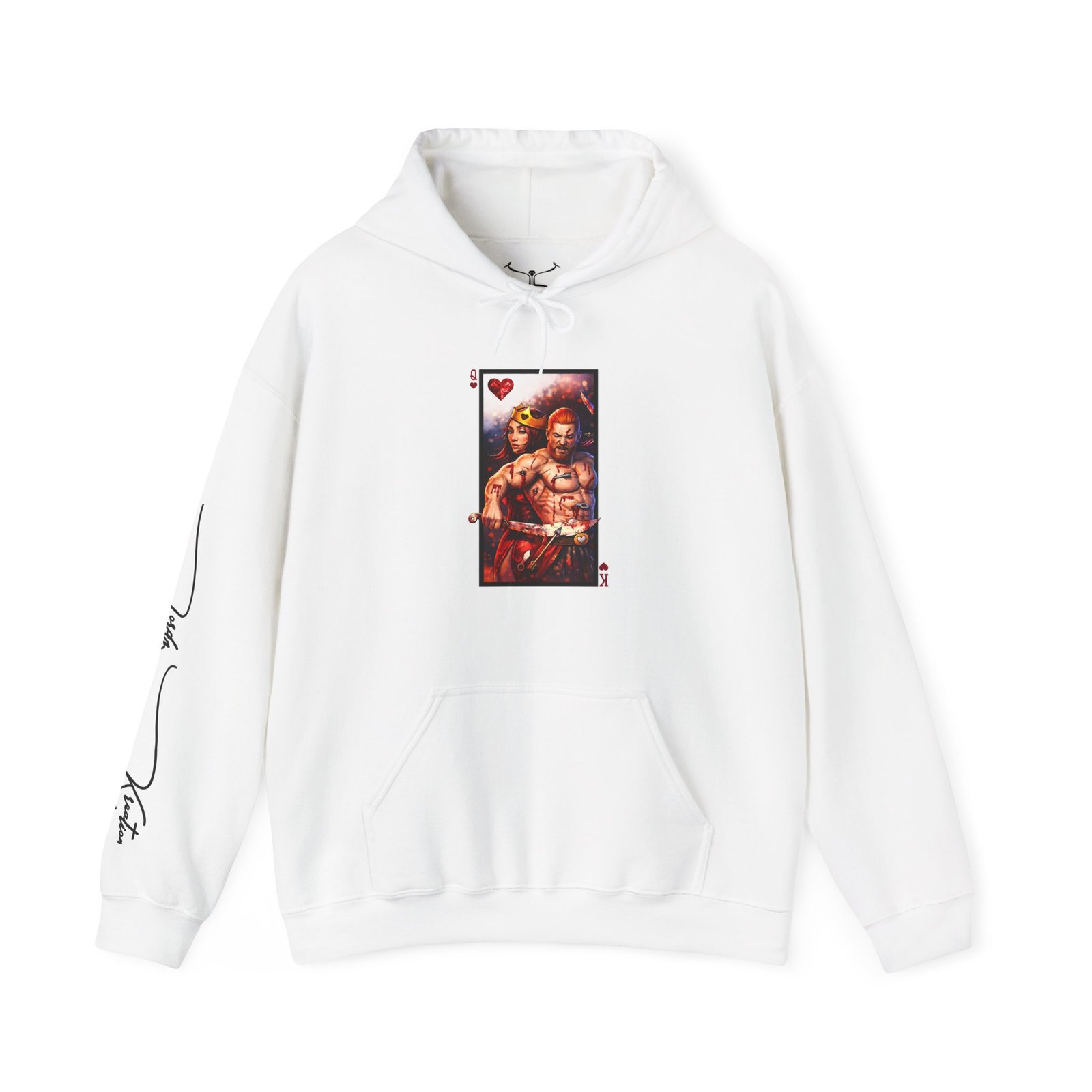 Got Chur Back Unisex Heavy Blend™ Hooded Sweatshirt - Image 1