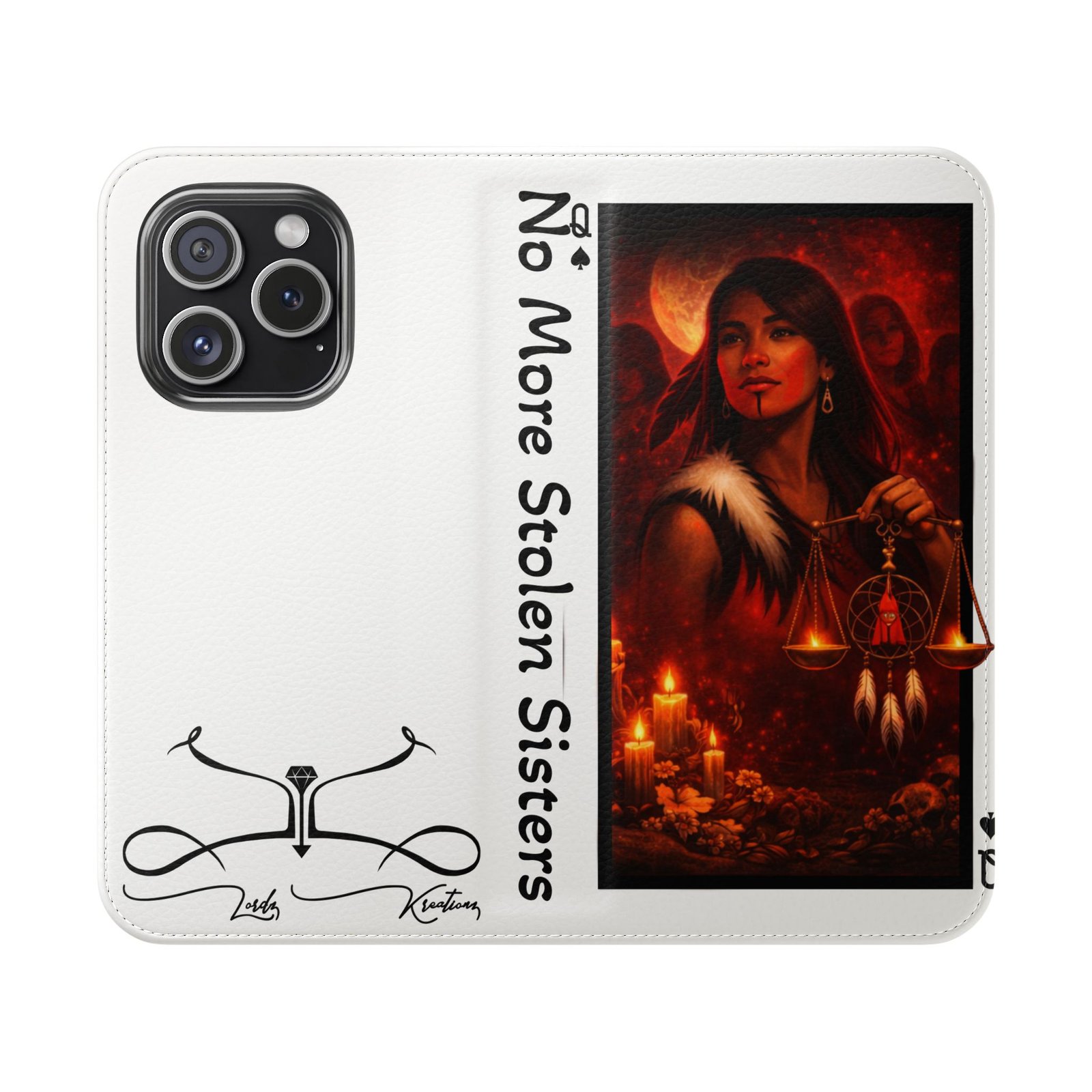 No More Stolen Sisters – Awareness Flip Wallet Phone Case | LordzKreationz - Image 45