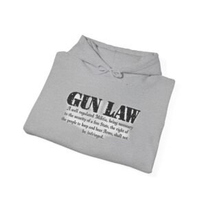 "Gun Law" Unisex Heavy Blend™ Hooded Sweatshirt - Image 12