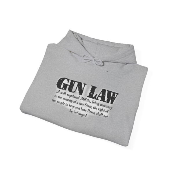 "Gun Law" Unisex Heavy Blend™ Hooded Sweatshirt - Image 12