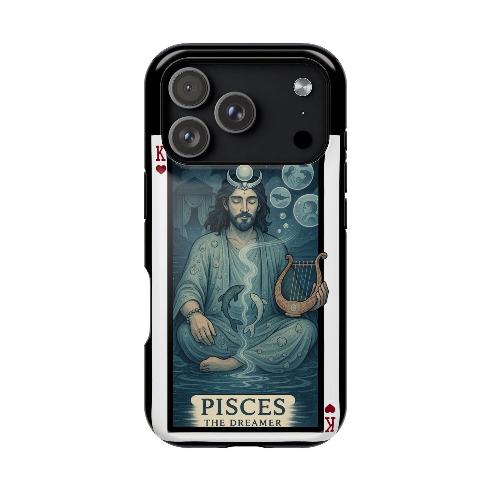 Pisces – Deck of Hearts – MagSafe® Protective Phone Case - Image 62