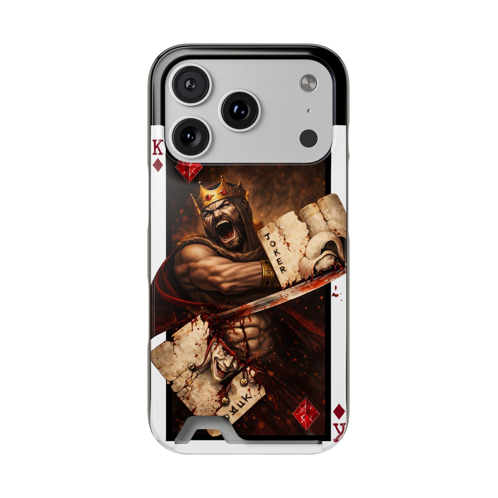 Savage – Deck of Diamonds Slim Card Holder Phone Case | LordzKreationz - Image 111