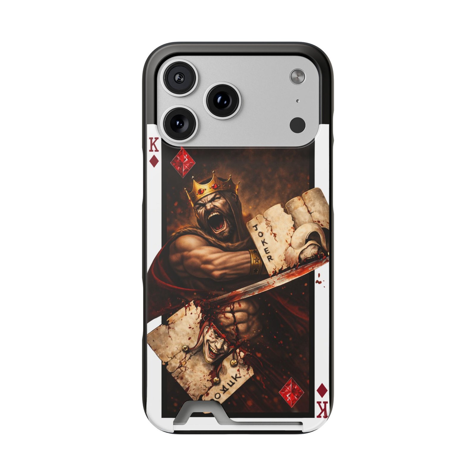 Savage – Deck of Diamonds Slim Card Holder Phone Case | LordzKreationz - Image 107