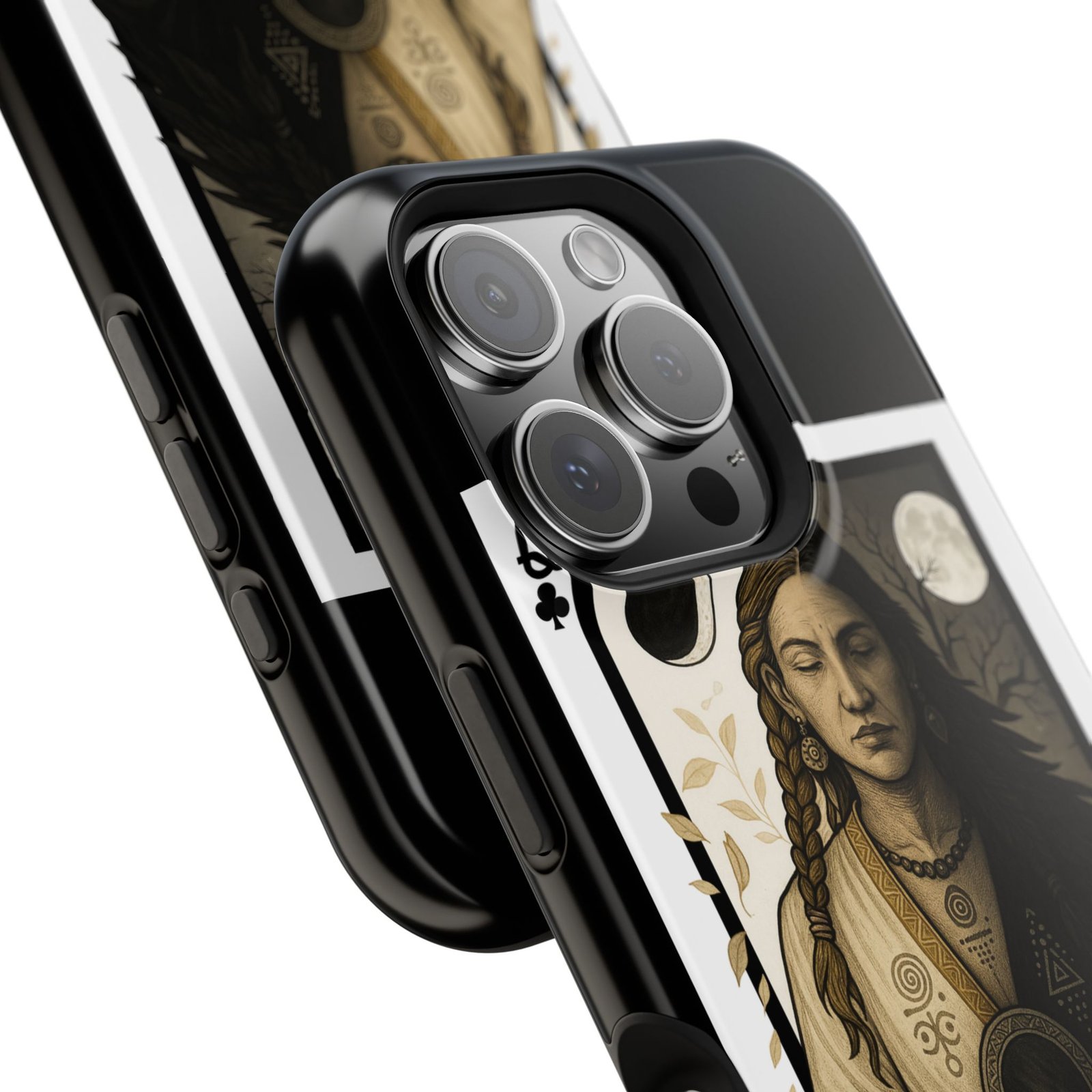 Libra – Deck of Clubs – MagSafe® Protective Phone Case - Image 46