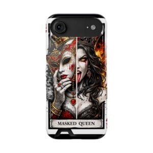 Masked Queen – Deck of Cards Slim Card Holder Phone Case | LordzKreationz - Image 110