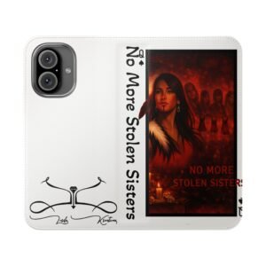No More Stolen Sisters – Awareness Flip Wallet Phone Case | LordzKreationz - Image 25