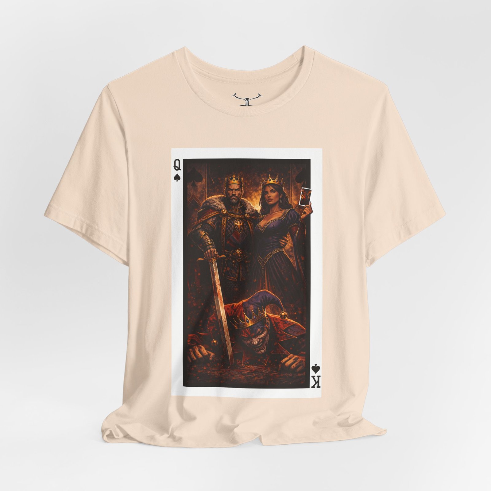 Man Down – King & Queen of Spades T-Shirt - Image 12
