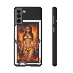Let’s Play – Deck of Diamonds Slim Card Holder Phone Case | LordzKreationz - Image 85