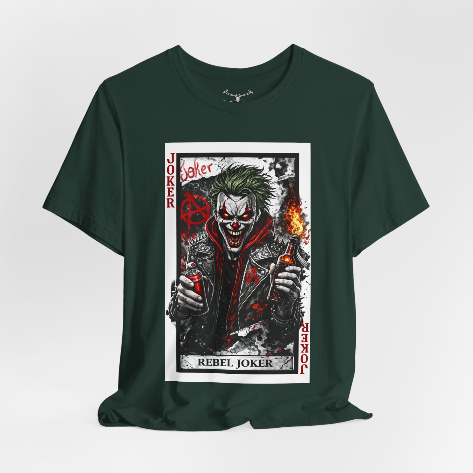 Rebel Joker Cotton Crew Tee - Image 48