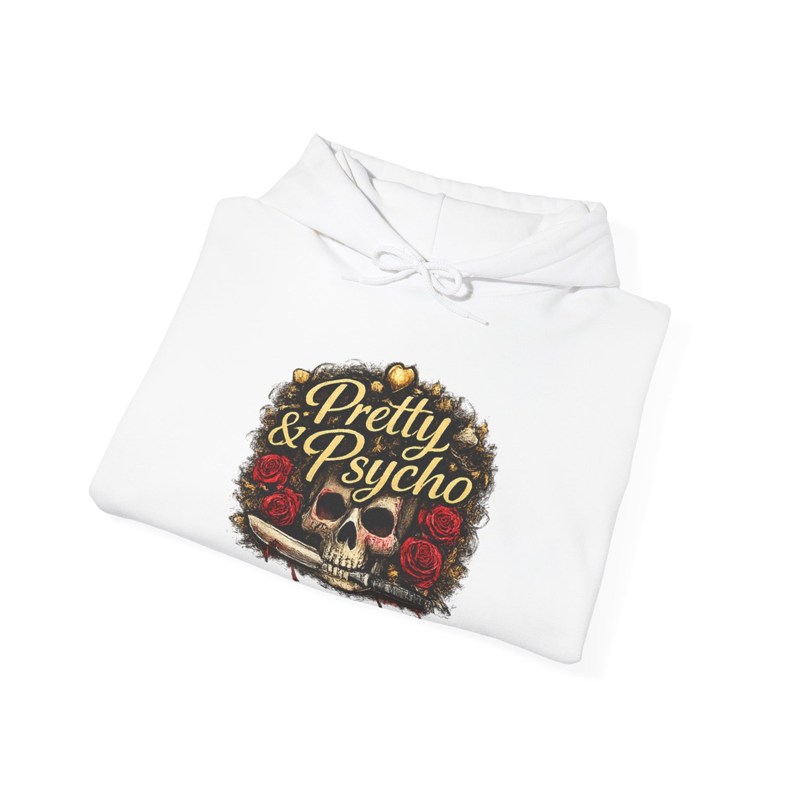 Pretty & Psycho Unisex Heavy Blend™ Hooded Sweatshirt - Image 4