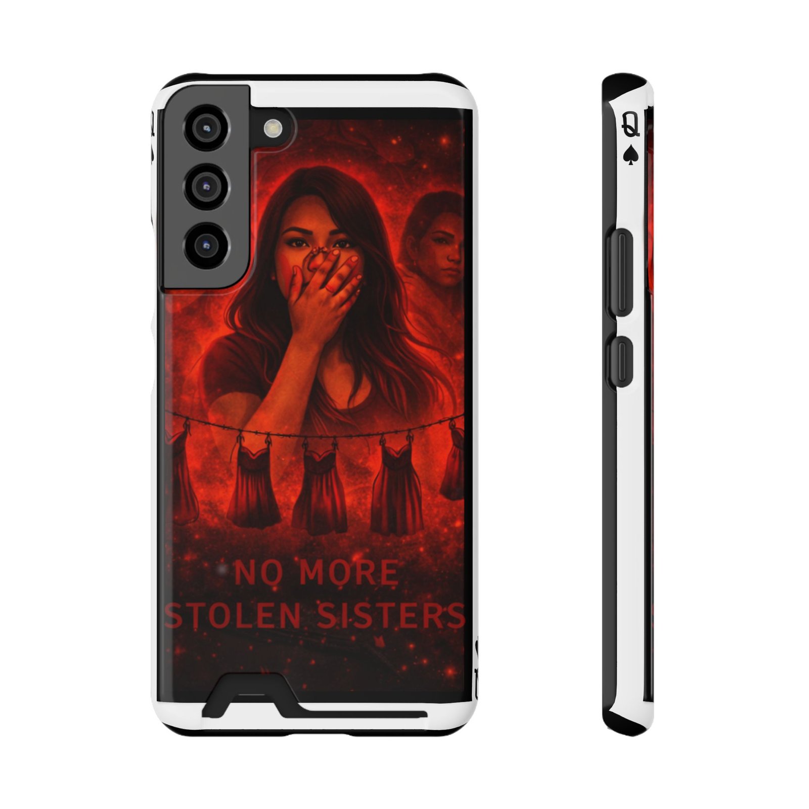 No More Stolen Sisters – Awareness Slim Card Holder Phone Case | LordzKreationz - Image 9