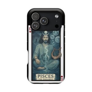 Pisces – Deck of Hearts – MagSafe® Protective Phone Case - Image 63