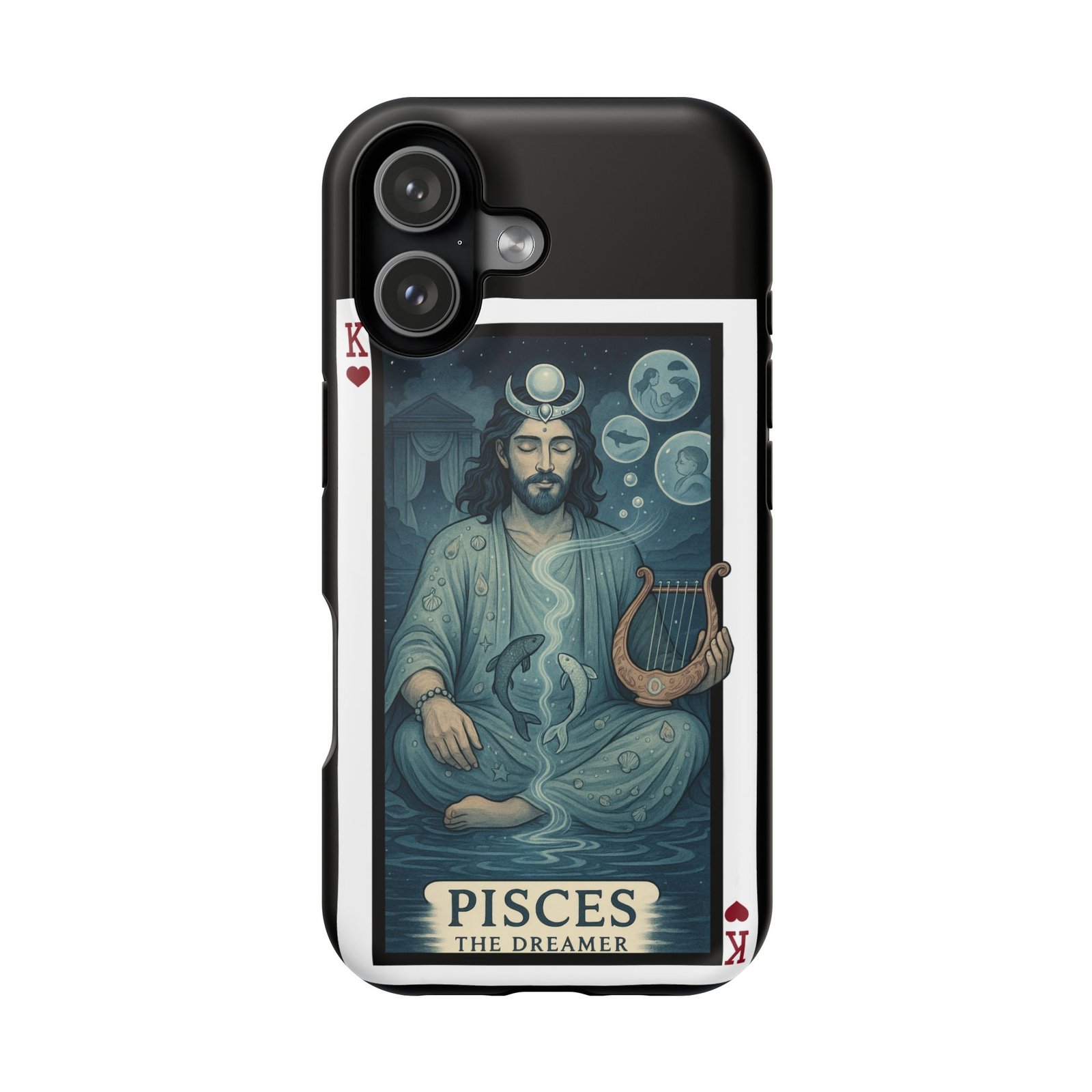 Pisces – Deck of Hearts – MagSafe® Protective Phone Case - Image 3