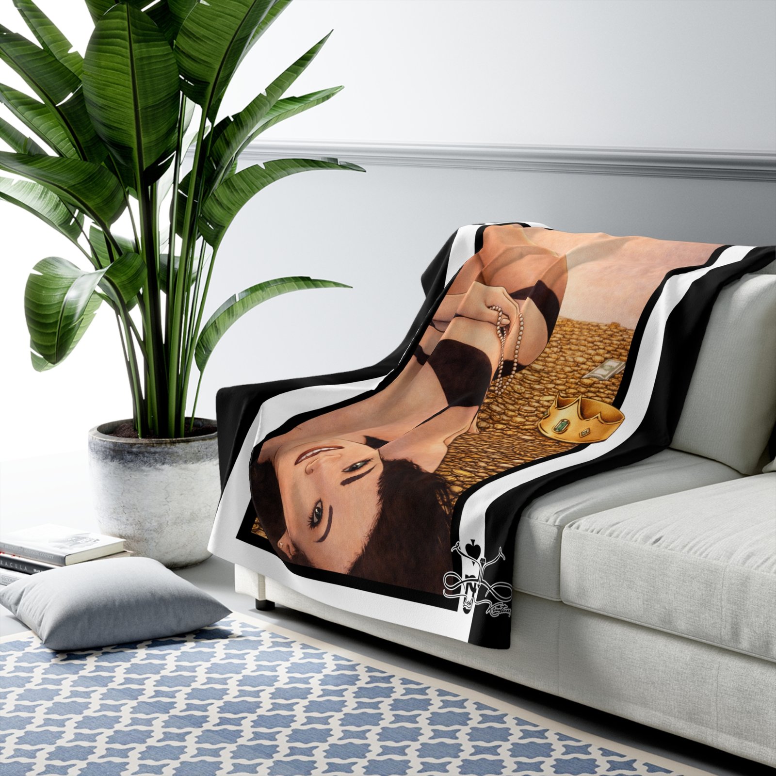 Blessed Sherpa Fleece Blanket - Image 3