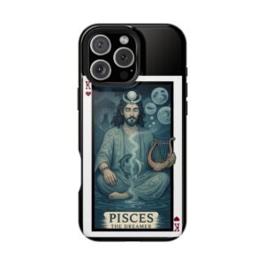 Pisces – Deck of Hearts – MagSafe® Protective Phone Case - Image 52