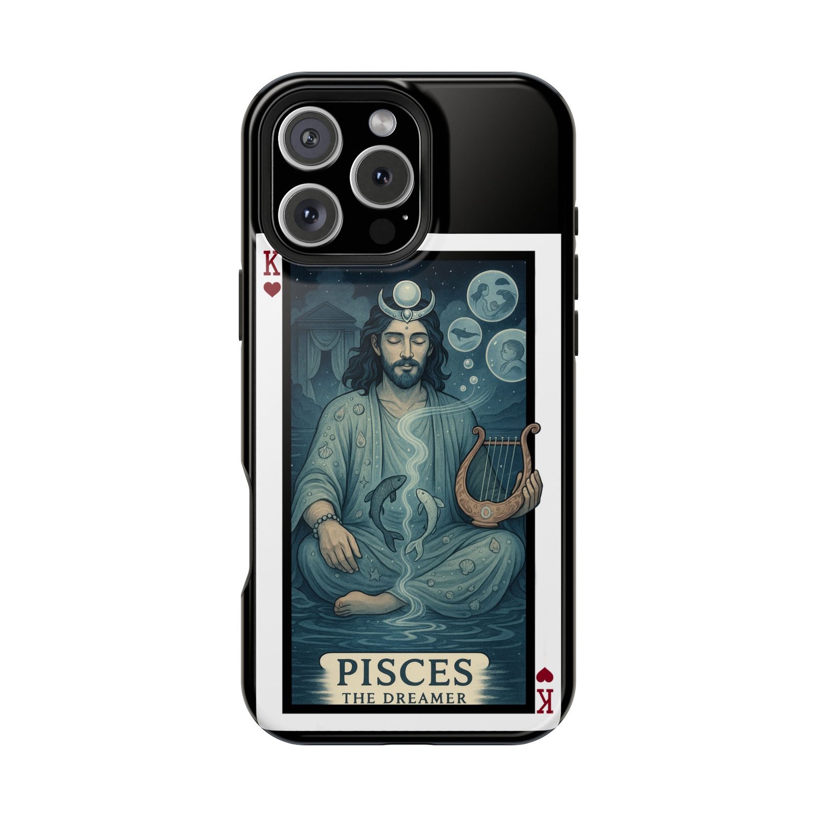 Pisces – Deck of Hearts – MagSafe® Protective Phone Case - Image 52