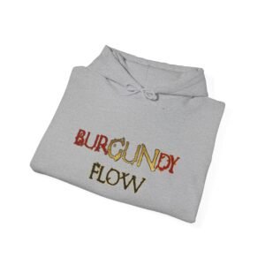 BurGUNdy Flow Unisex Heavy Blend™ Hooded Sweatshirt - Image 16