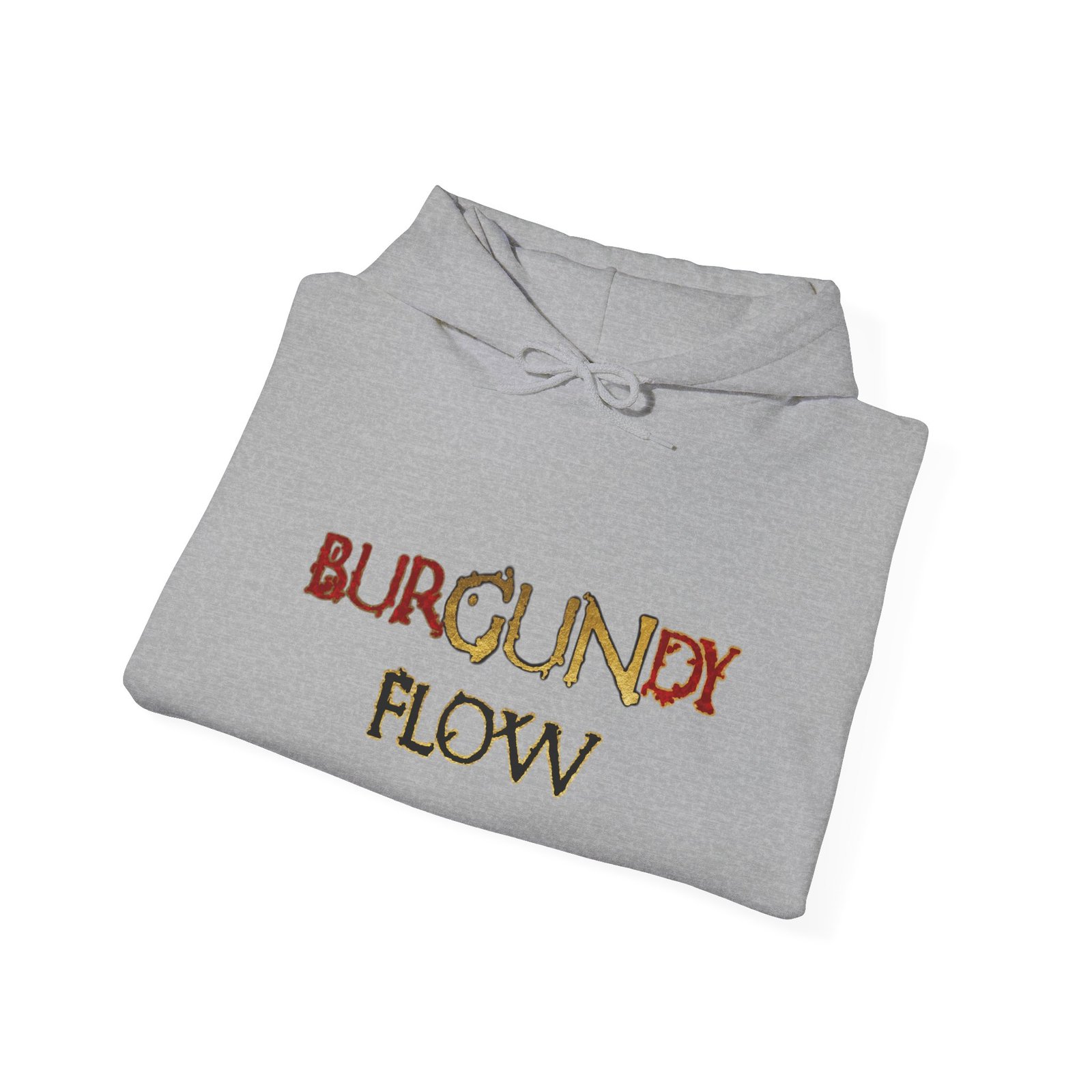 BurGUNdy Flow Unisex Heavy Blend™ Hooded Sweatshirt - Image 16