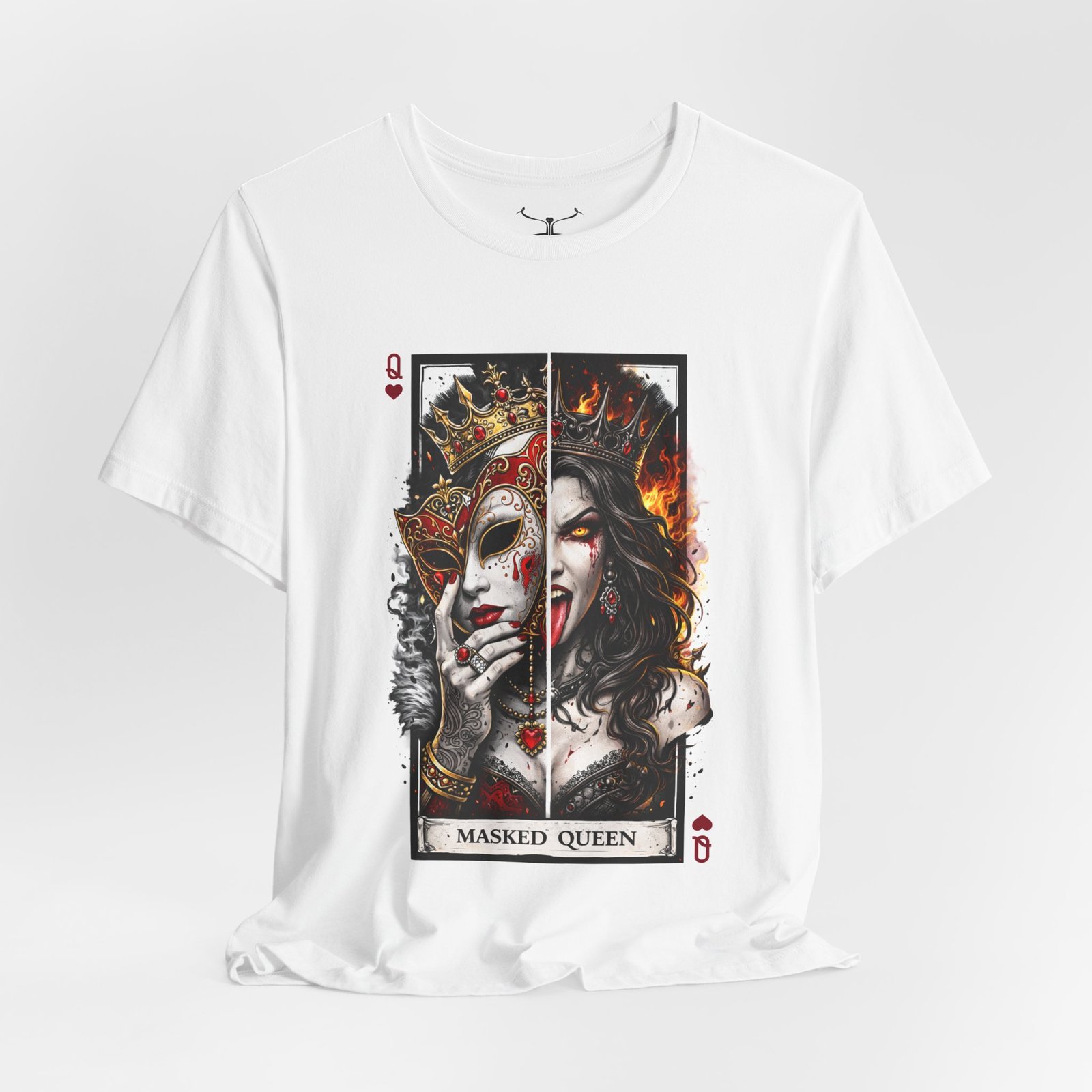 The Masked Queen Cotton Crew Tee - Image 8