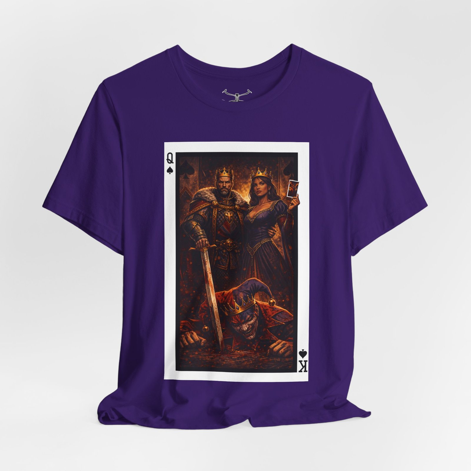 Man Down – King & Queen of Spades T-Shirt - Image 36