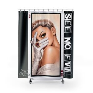 See no Evil Shower Curtains - Image 1