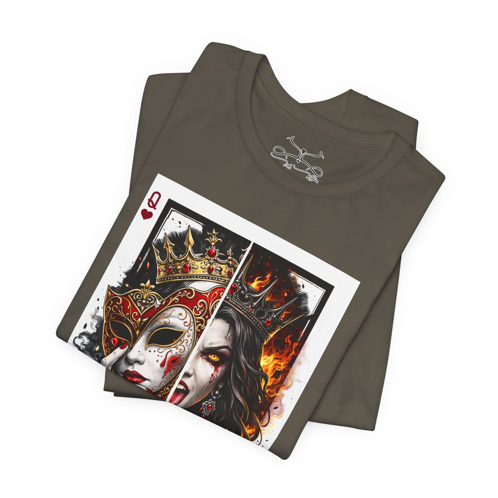 The Masked Queen Cotton Crew Tee - Image 19