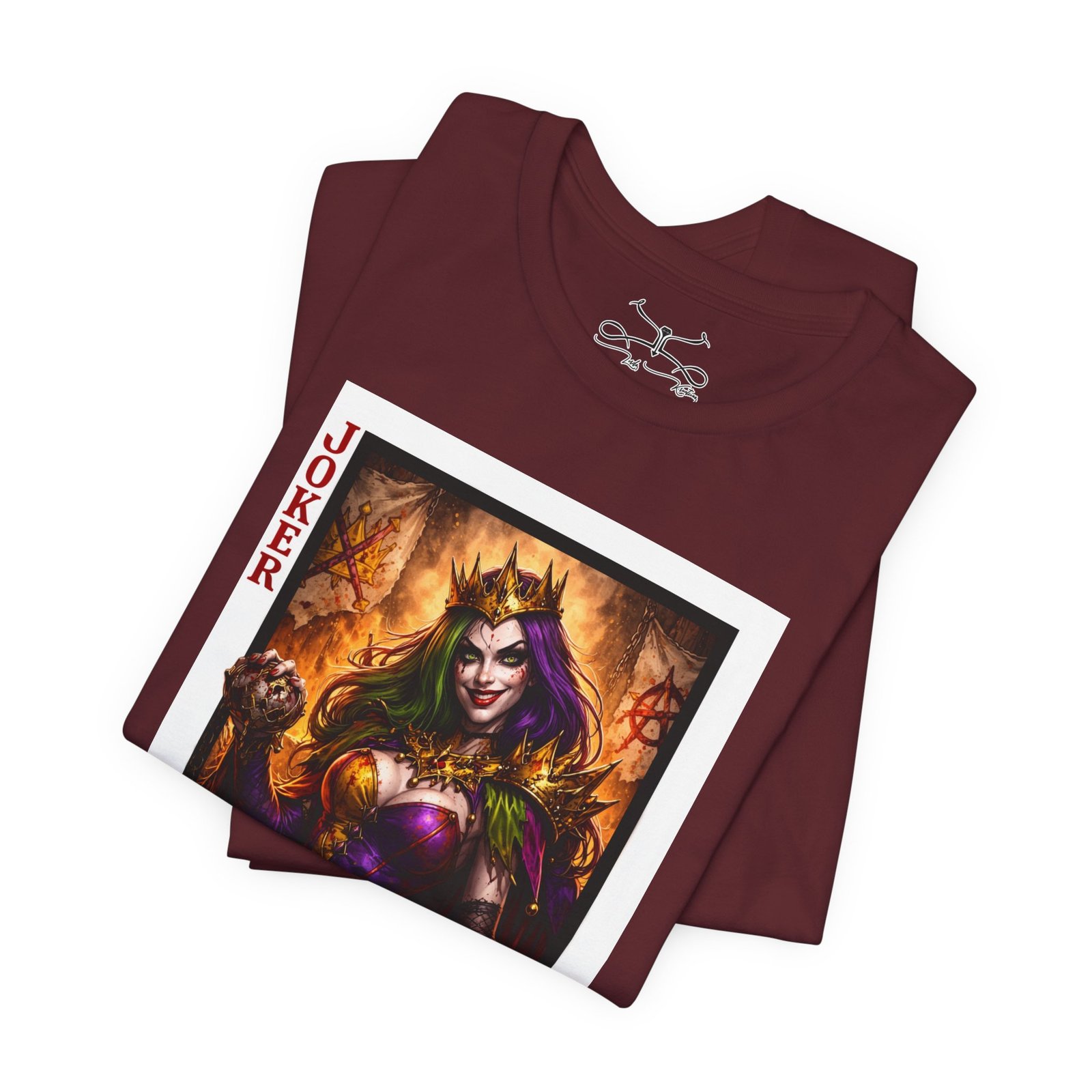 Rebel Anarchist Cotton Crew Tee - Image 11