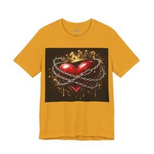 Hearts Unisex Jersey Short Sleeve Tee - Image 13