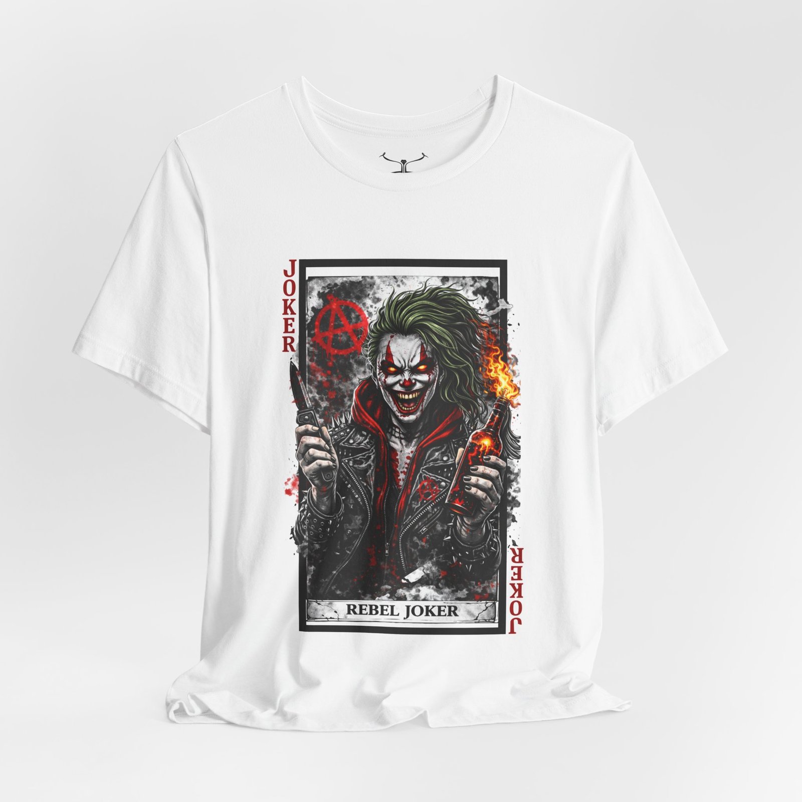 His Rebel Joker Cotton Crew Tee - Image 8