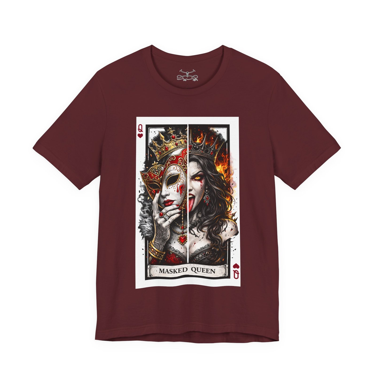 The Masked Queen Cotton Crew Tee - Image 41